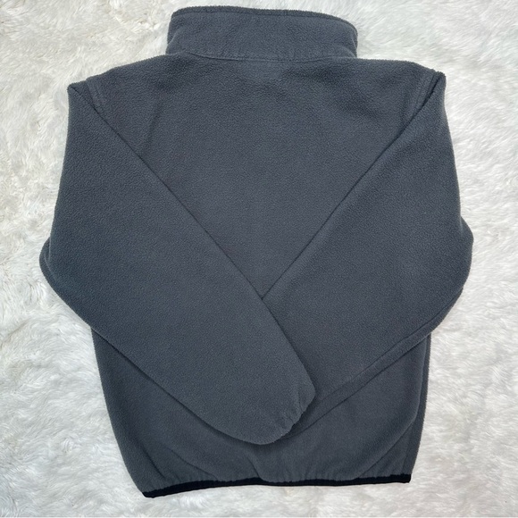 The North Face Fleece Jacket Zippered Fleece Grey & Yellow Size 5 - Picture 11 of 16